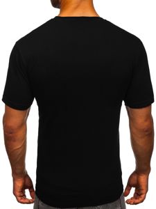 Men's Printed T-shirt Black Bolf 142176