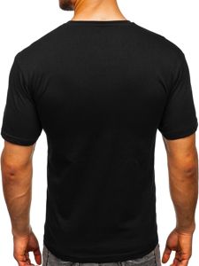 Men's Printed T-shirt Black Bolf 14315