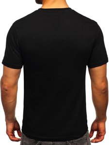 Men's Printed T-shirt Black Bolf 192244