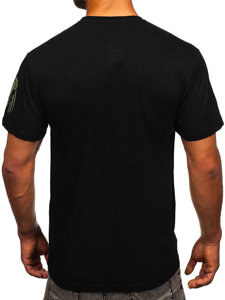 Men's Printed T-shirt Black Bolf 192379