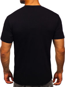 Men's Printed T-shirt Black Bolf 2186