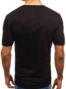 Men's Printed T-shirt Black Bolf 6295