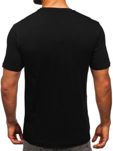 Men's Printed T-shirt Black Bolf 6300