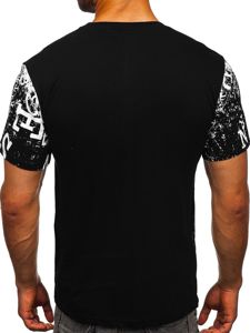 Men's Printed T-shirt Black Bolf JS10650