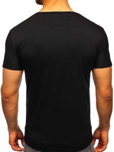 Men's Printed T-shirt Black Bolf KS2098