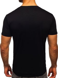 Men's Printed T-shirt Black Bolf KS2385