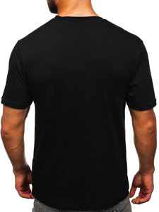 Men's Printed T-shirt Black Bolf KS2525T