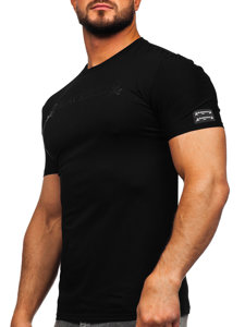 Men's Printed T-shirt Black Bolf MT3050