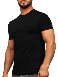 Men's Printed T-shirt Black Bolf MT3056