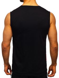 Men's Printed T-shirt Black Bolf SS11081