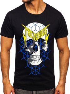 Men's Printed T-shirt Black Bolf Y70002