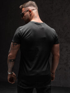 Men's Printed T-shirt Black Bolf Y70011