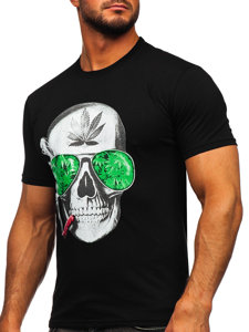 Men's Printed T-shirt Black Bolf Y70019