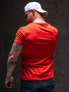 Men's Printed T-shirt Red Bolf Y70015