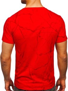 Men's Printed T-shirt Red Bolf Y70026