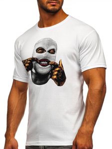 Men's Printed T-shirt White Bolf 142172