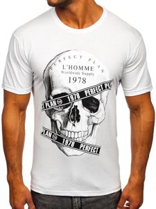 Men's Printed T-shirt White Bolf 142176