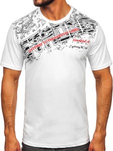 Men's Printed T-shirt White Bolf 14234