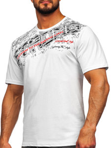 Men's Printed T-shirt White Bolf 14234