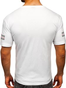 Men's Printed T-shirt White Bolf 14312