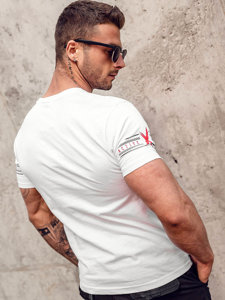 Men's Printed T-shirt White Bolf 14312A