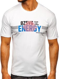 Men's Printed T-shirt White Bolf 14333