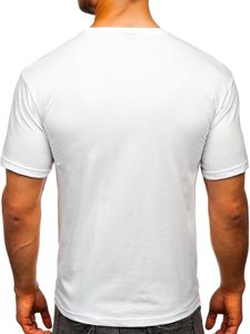 Men's Printed T-shirt White Bolf 14336