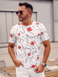 Men's Printed T-shirt White Bolf 14905A