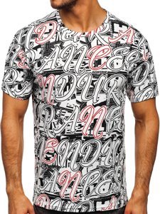 Men's Printed T-shirt White Bolf 14906