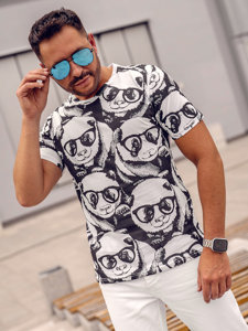 Men's Printed T-shirt White Bolf 14911A