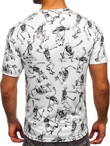 Men's Printed T-shirt White Bolf 14916