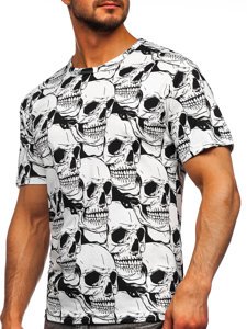 Men's Printed T-shirt White Bolf 14928