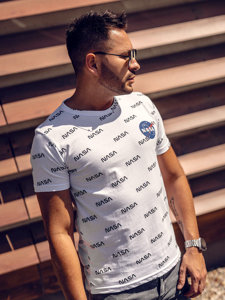 Men's Printed T-shirt White Bolf 14950A