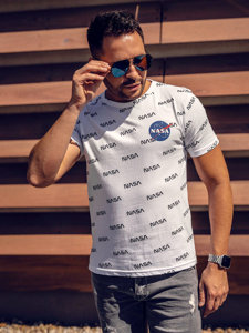 Men's Printed T-shirt White Bolf 14950A