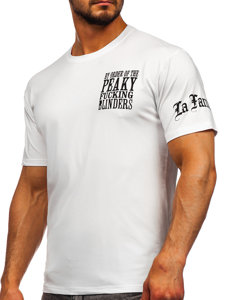 Men's Printed T-shirt White Bolf 21008