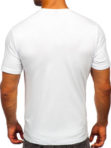 Men's Printed T-shirt White Bolf 2186