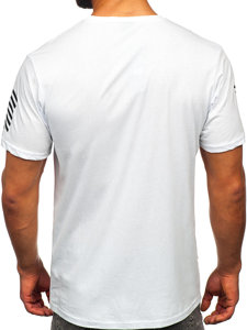 Men's Printed T-shirt White Bolf 2611