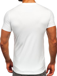 Men's Printed T-shirt White Bolf HM918