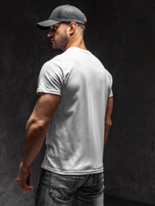 Men's Printed T-shirt White Bolf KS2106