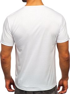 Men's Printed T-shirt White Bolf KS2652