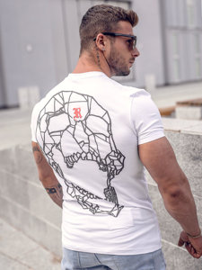 Men's Printed T-shirt White Bolf MT3026