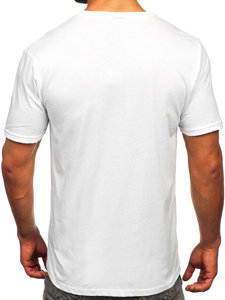 Men's Printed T-shirt White Bolf SS11071