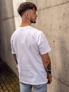 Men's Printed T-shirt White Bolf SS11071