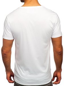 Men's Printed T-shirt White Bolf Y70001