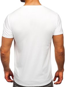 Men's Printed T-shirt White Bolf Y70013