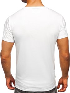 Men's Printed T-shirt White Bolf Y70015