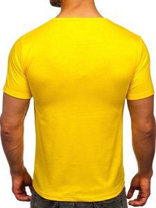 Men's Printed T-shirt Yellow Bolf KS2631