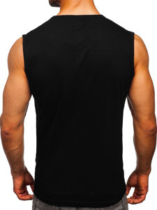 Men's Printed Tank Top Black Bolf 14809