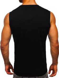 Men's Printed Tank Top Black Bolf 14814