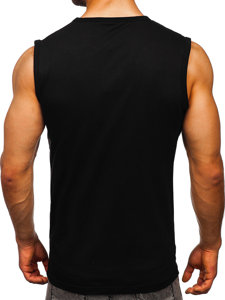 Men's Printed Tank Top Black Bolf 14821